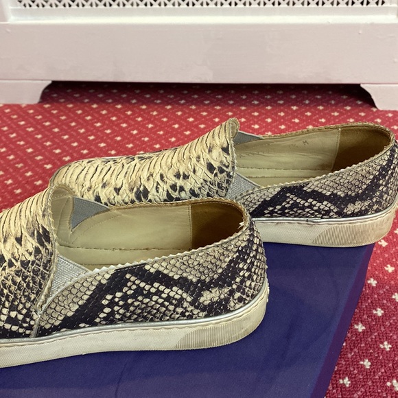 Stuart Weitzman Natural Nuggets Snake-print Slip-on Sneakers - Picture 7 of 12